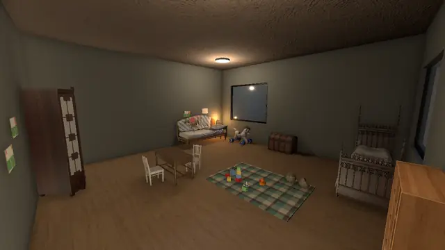 Villa Mercier : la chambre d'enfant